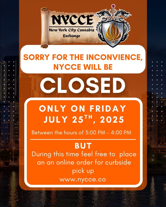 NYCCE temporarily closed popup